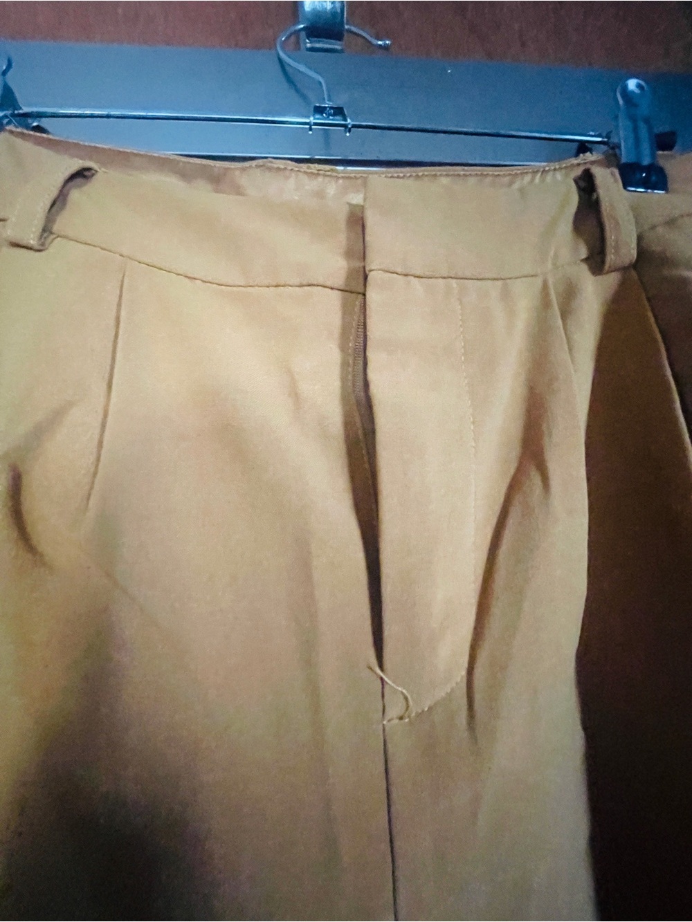 Forever 21 Mustard High Waist Tapered Ankle Trousers 90s Minimalist, size M - Picture 3 of 8